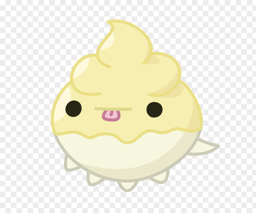 Clotted Cream Smiley Character Nose Animal Fiction PNG