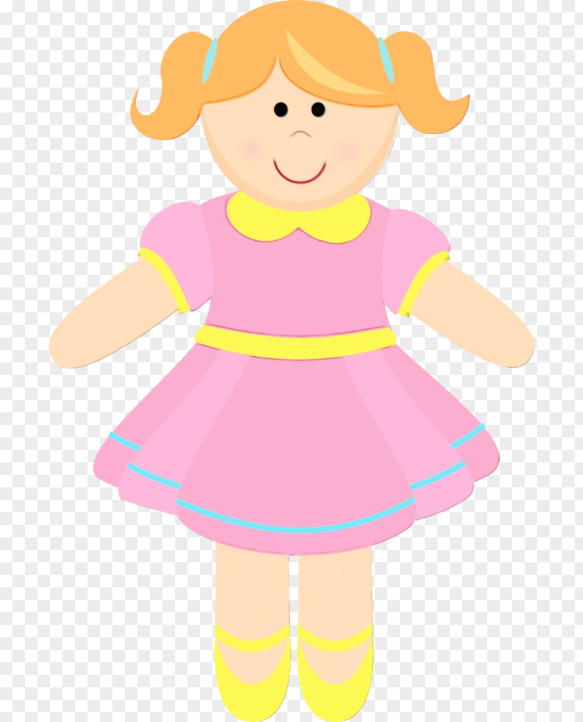 Costume Baby Toddler Clothing Cartoon Clip Art Pink Child PNG