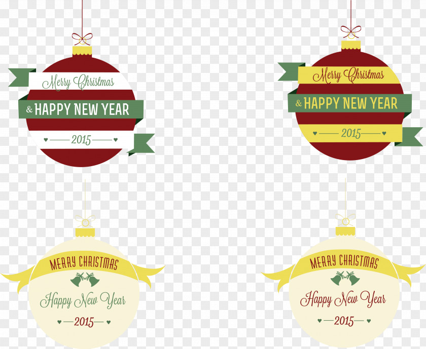 Retro Christmas Ball Ornament New Year Download PNG