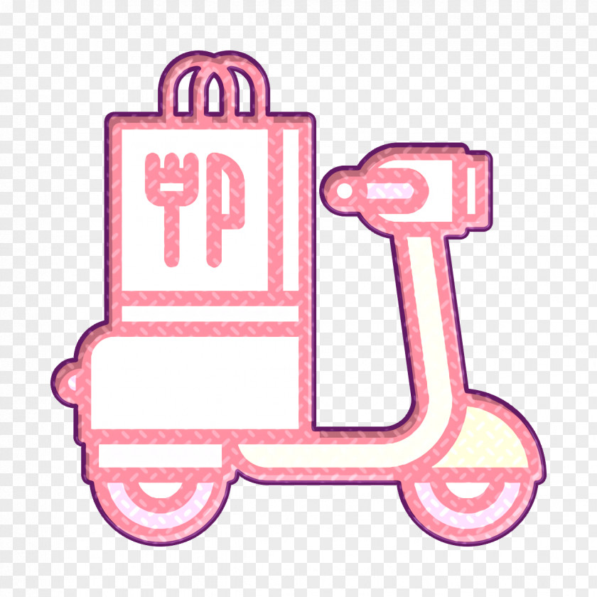 Scooter Icon Food Delivery PNG