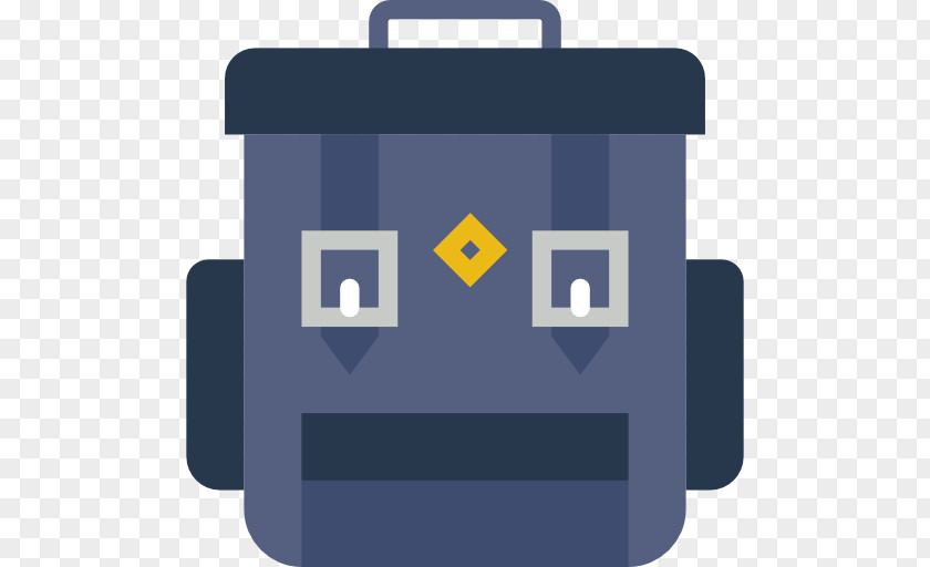 A Purple Bag Backpack Icon PNG