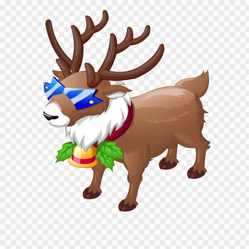 Christmas Deer Reindeer Red Tencent QQ PNG