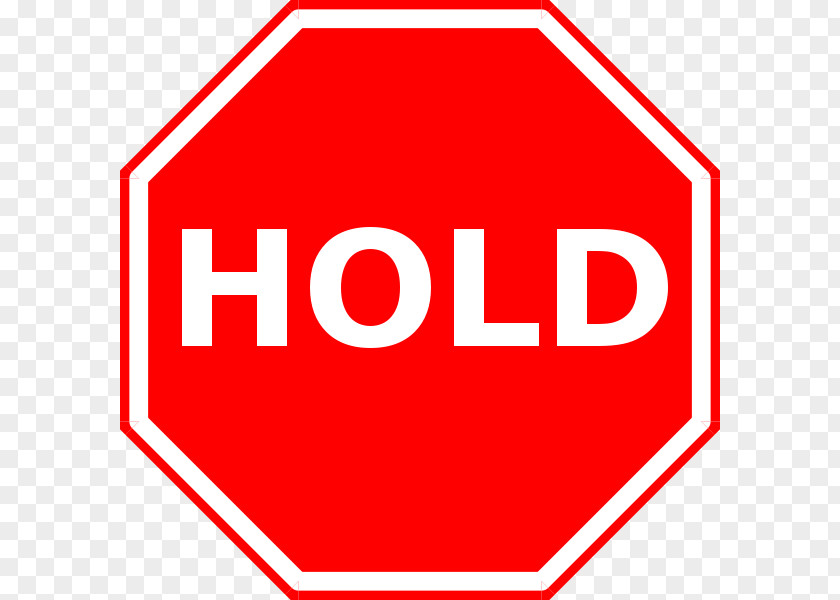 Hold Traffic Sign Stop PNG