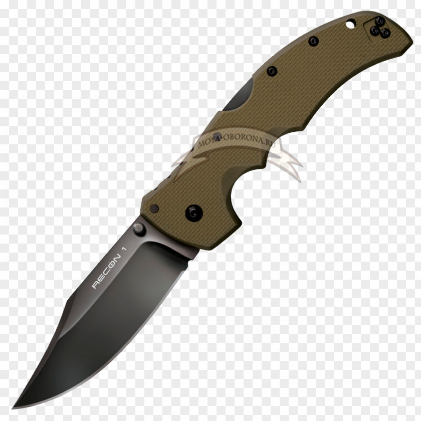 Knife Pocketknife Clip Point Cold Steel Blade PNG