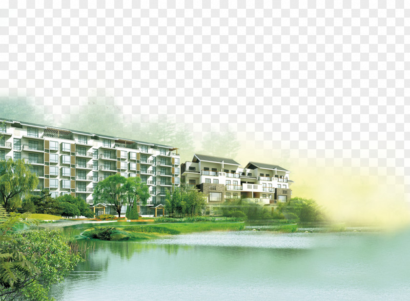 Lake Architectural Renderings Computer File PNG