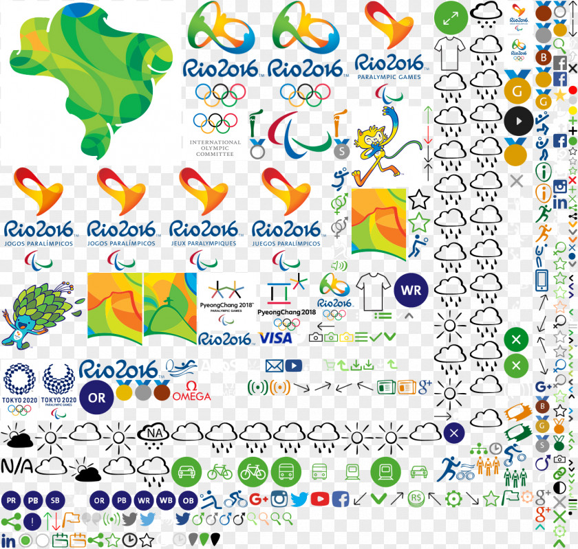 Rio Olympics Graphic Design Download PNG