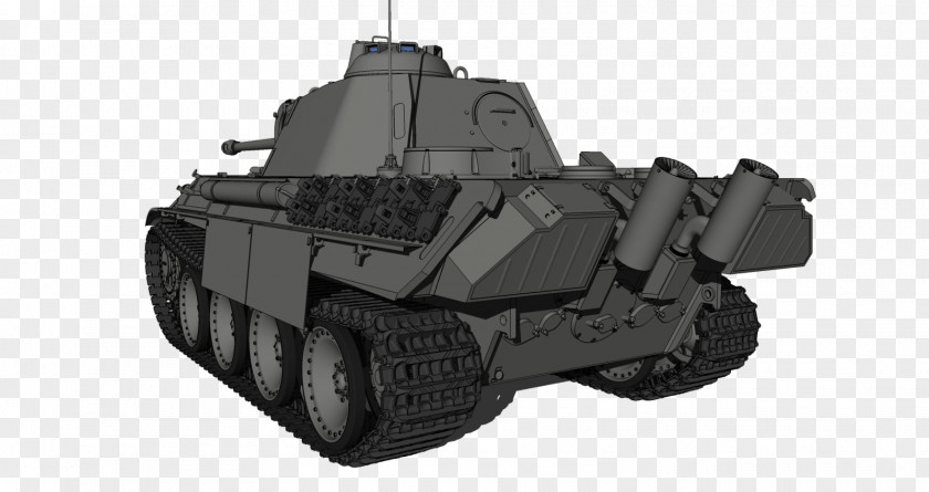 Tank Churchill Panther Gun Maybach HL230 PNG