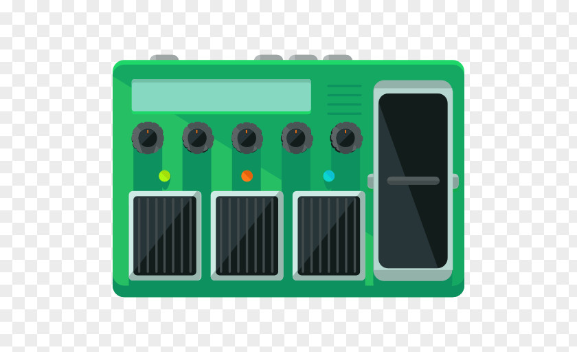 A Radio Electronic Component Green Icon PNG