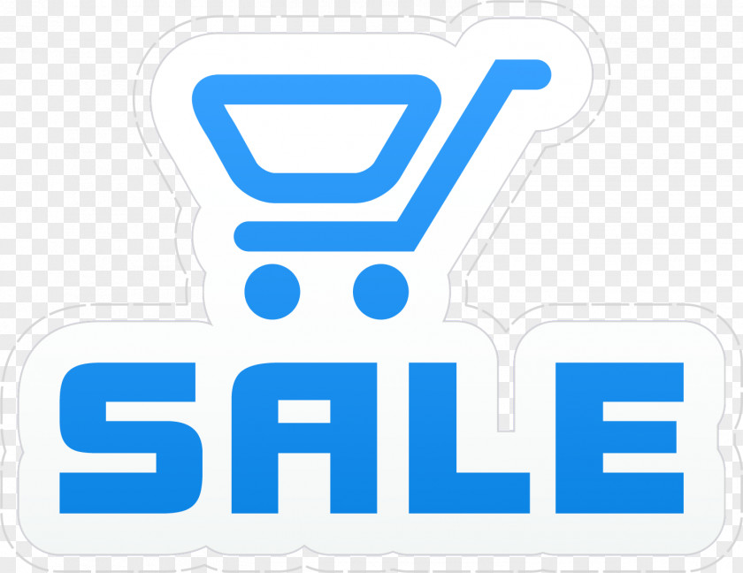 Blue Clear Sale Tag E-commerce Online Shopping Icon PNG