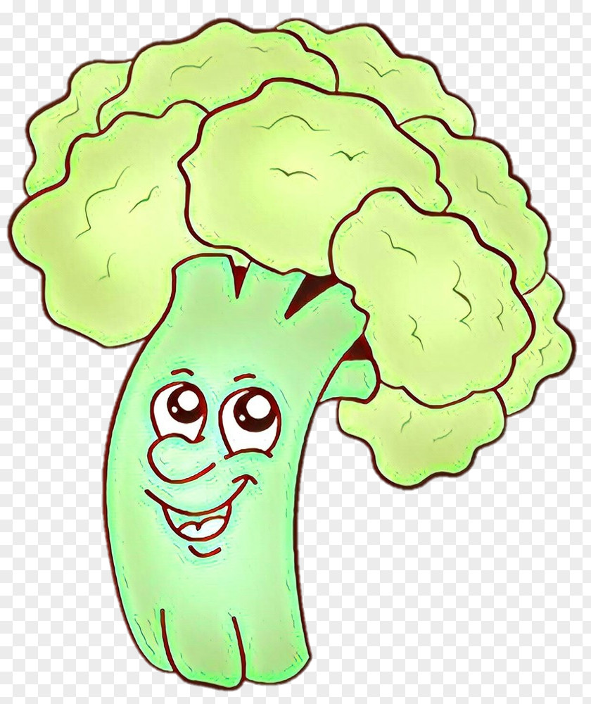 Broccoli Leaf Vegetable Cartoon Food PNG