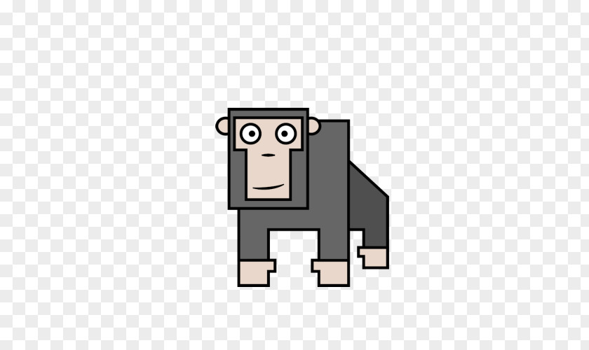 Geometric Gorilla Pictures Western Ape Primate Clip Art PNG