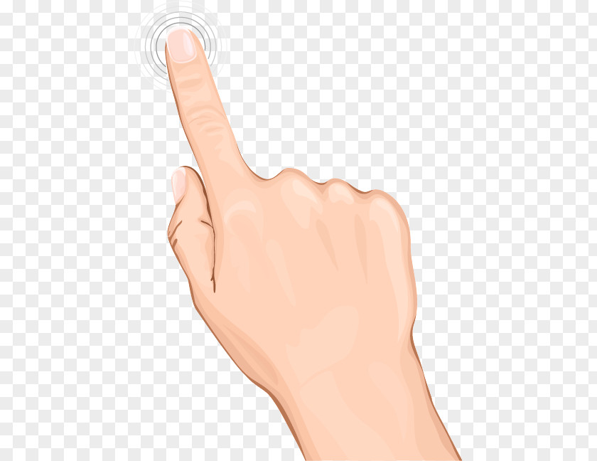 Hand Clicking Gesture Finger PNG