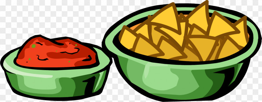 Nachos Salsa Chips And Dip Mexican Cuisine Club Penguin PNG