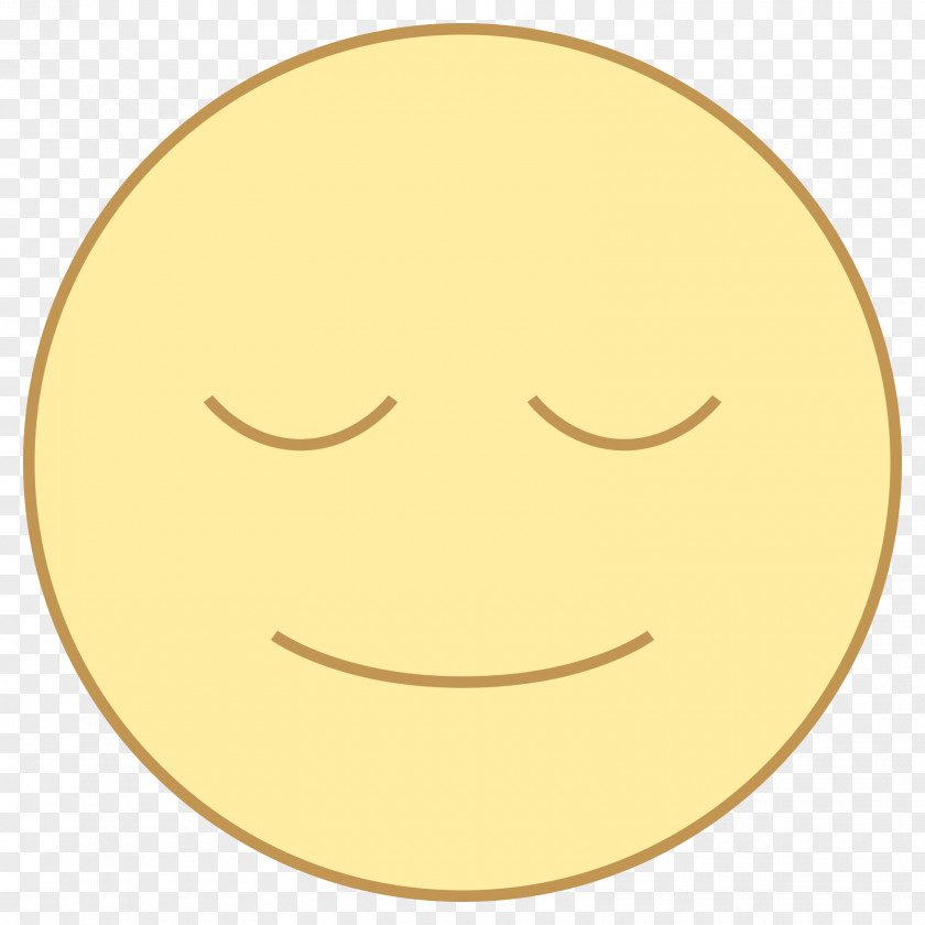 Calm Emoticon Smiley Facial Expression Happiness PNG