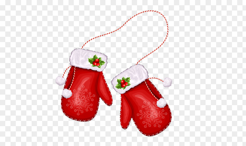 Christmas Glove Santa Claus Clip Art PNG