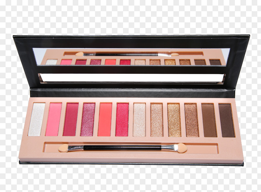 Girls Eye Shadow Box Make-up Color Lipstick Pink PNG