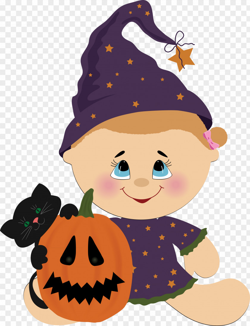 Halloween Calendar Child October PNG