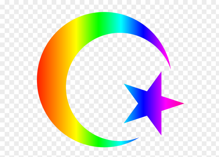 Islam Symbols Of Quran Star And Crescent PNG