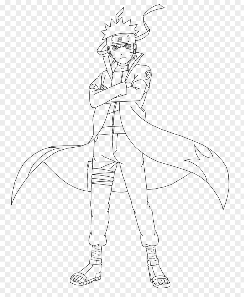 Line Sketch Naruto Uzumaki Sasuke Uchiha Minato Namikaze Art PNG