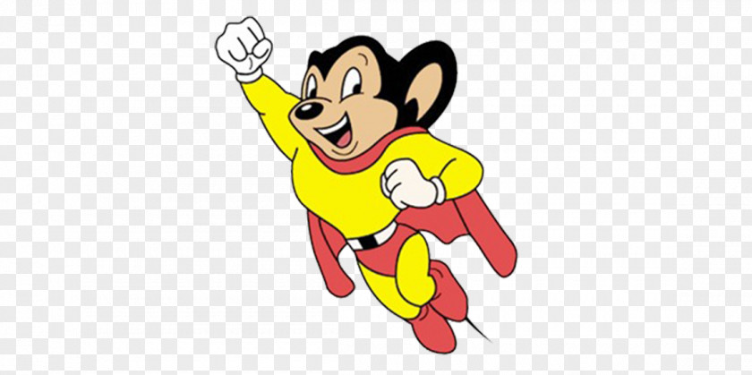 Mouse Mighty Cartoon Comics PNG