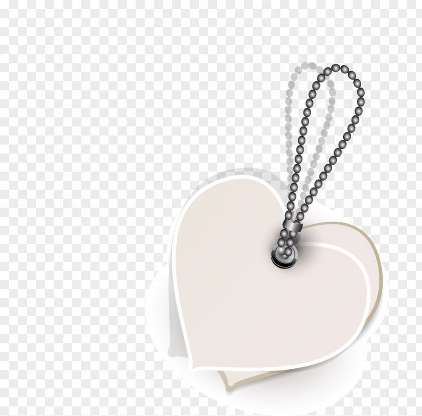 Creative Heart-shaped Tag Adobe Illustrator PNG