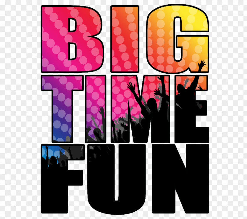 Fun Time Logo Pink M Brand Font PNG