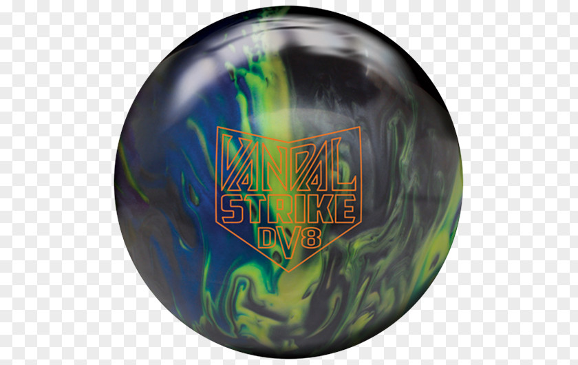 Pink Bowling Ball Brunswick DV8 Vandal Strike Balls Turmoil Pearl PNG