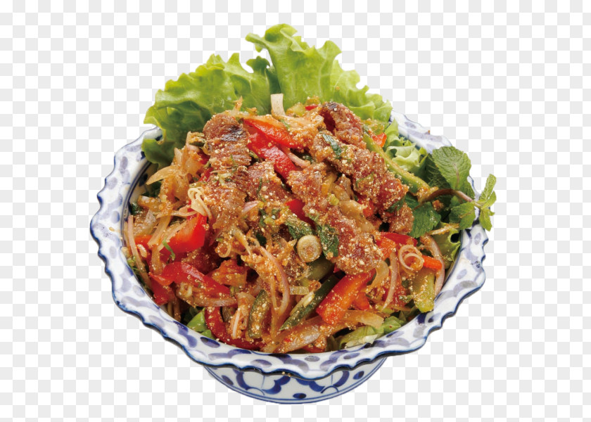 Salad Twice-cooked Pork Thai Cuisine Vegetarian Recipe Food PNG