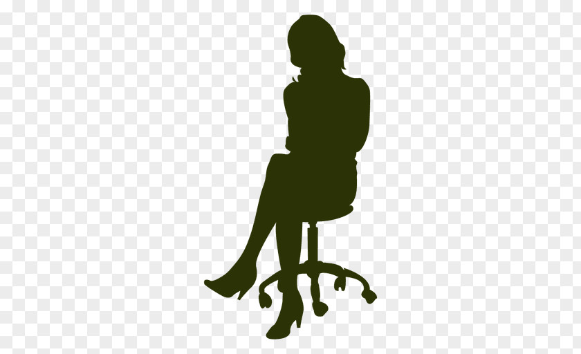 Sitting Clipart Silhouette Female Woman PNG