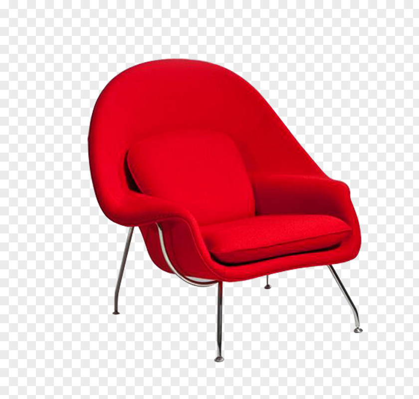 Armchair Business Eames Lounge Chair Womb Design Furniture PNG