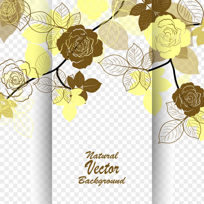 Flowers Invitations Vector Wedding Invitation Flower Euclidean Beach Rose PNG