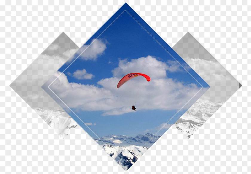Parachute Paragliding Microsoft Azure Winter PNG
