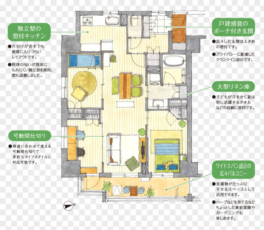 Asaka Floor Plan Station レリア朝霞本町 分譲 PNG