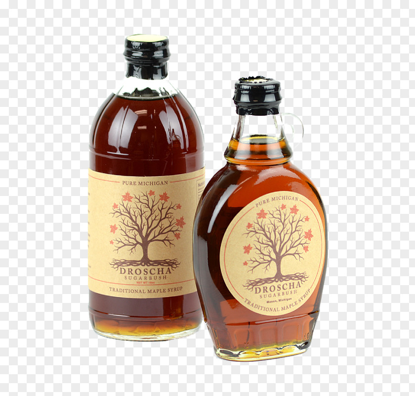 Bottle Maple Syrup Liqueur Sugar Bush PNG