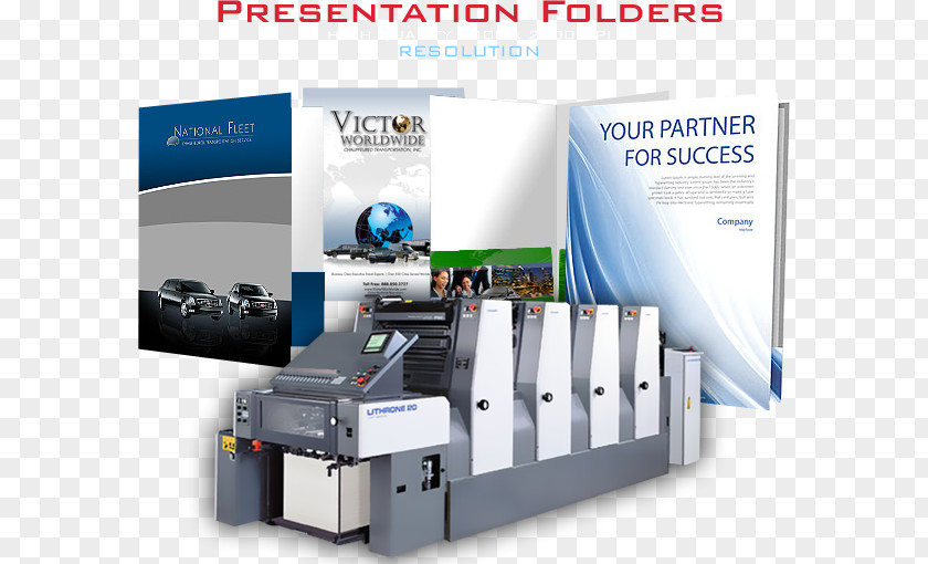 Business Heidelberger Druckmaschinen Paper Presentation Folder Printing Press PNG