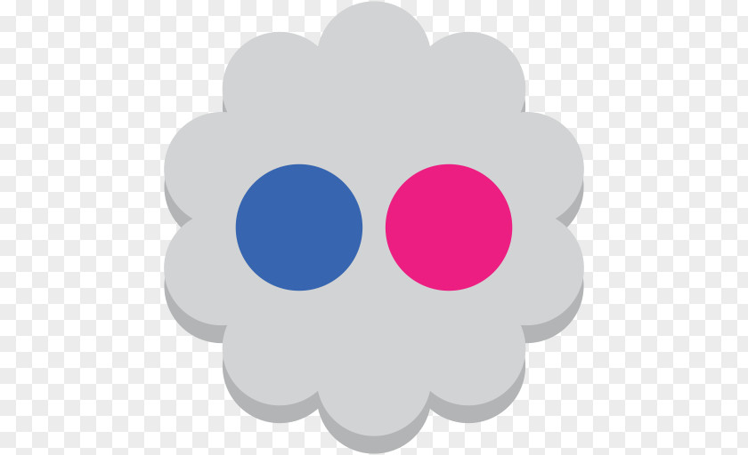 Flower Round Social Media PNG