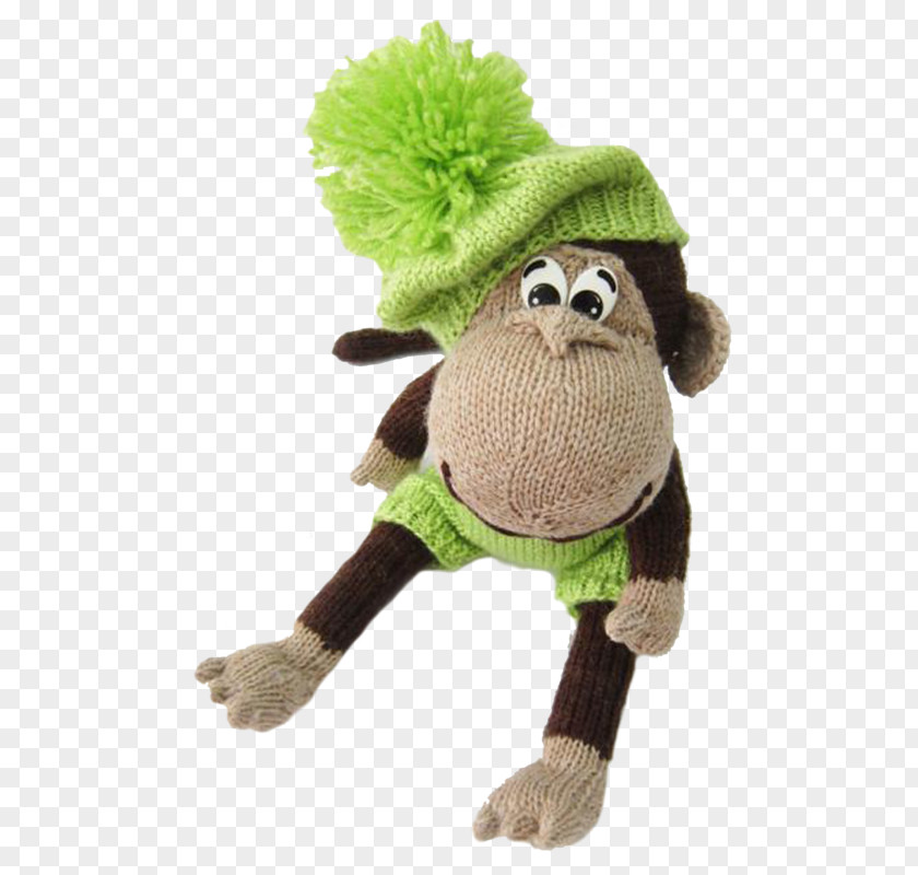 Mouth Monkey Knitting Needle Toy Crochet PNG