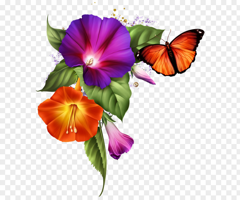 Painting Clip Art Flower Image PNG