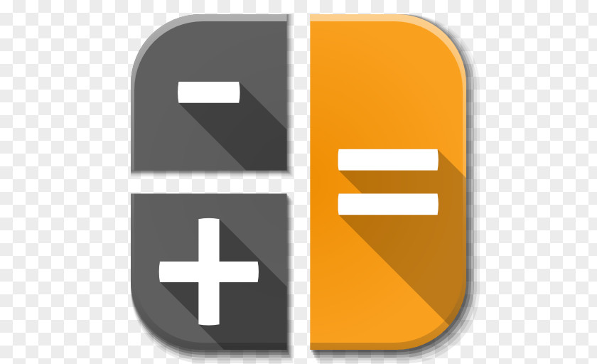 Apps Calc Square Text Brand Yellow PNG