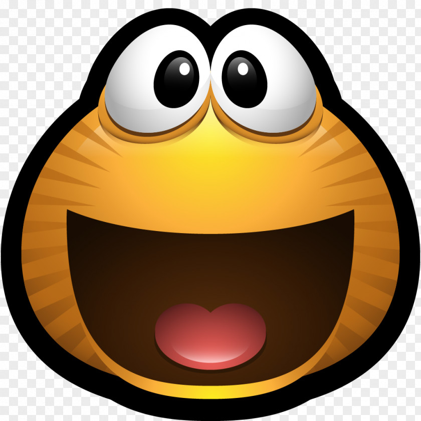 Brown Monsters 02 Emoticon Smiley Yellow Beak PNG