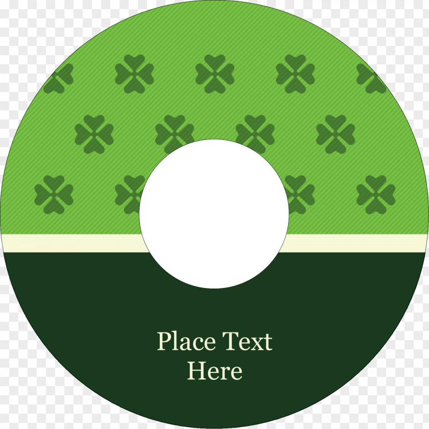 Four Leaf Clover Symbol Brand Circle Pattern PNG