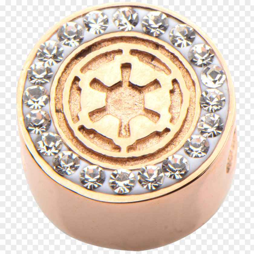 Gold Metal Star Wars Body Jewellery Galactic Empire PNG