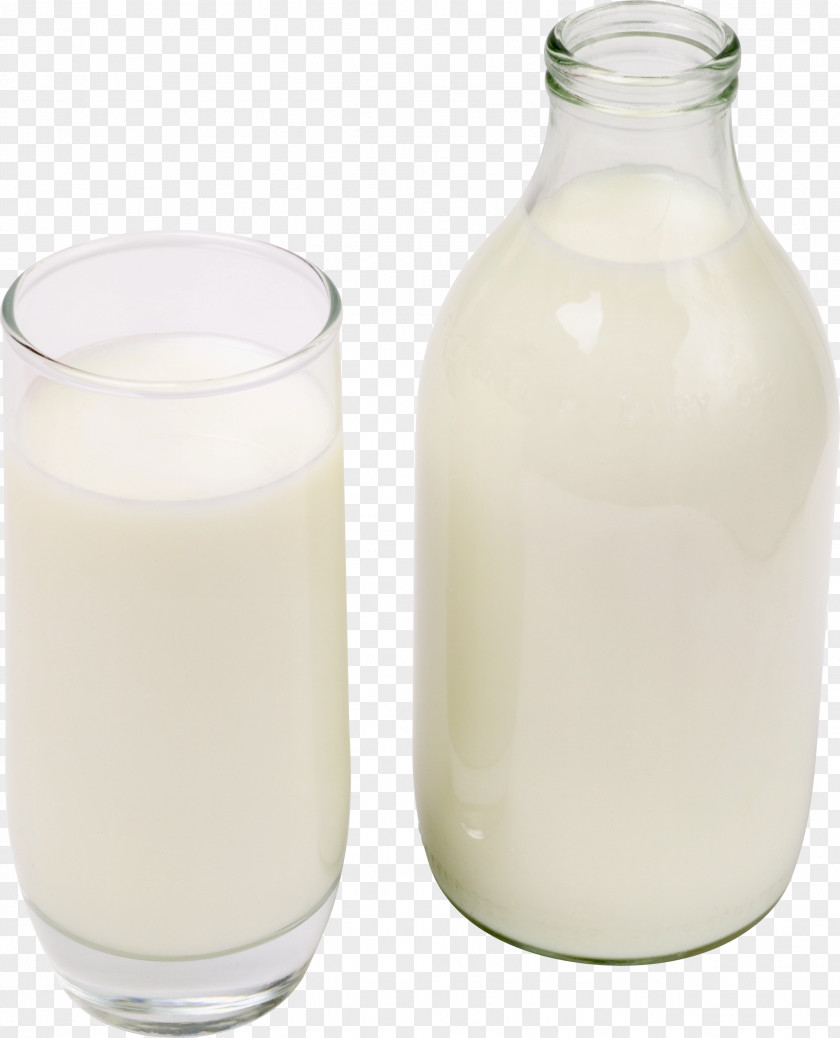 Milk Bottle PNG Soy Buttermilk Cow's PNG