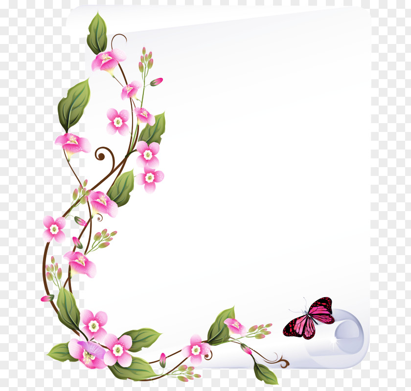 Picture Frame Blossom Love Background PNG
