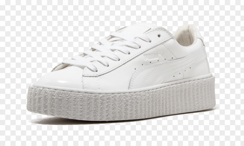 Womens Shoes White Size 10.0Puma Creepers Sports Brothel Creeper PUMA CRP Cracked Leather PNG