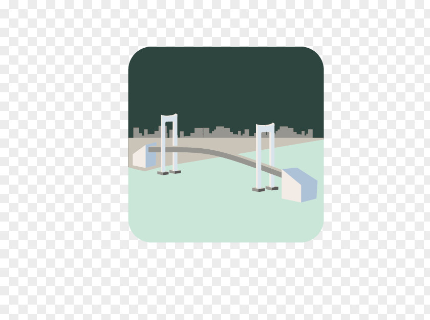 Cartoon Bridge Drawing PNG