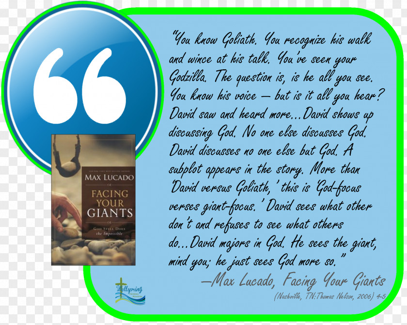 Focus God Enfrente A Sus Gigantes Facing Your Giants Paperback Book Organism PNG