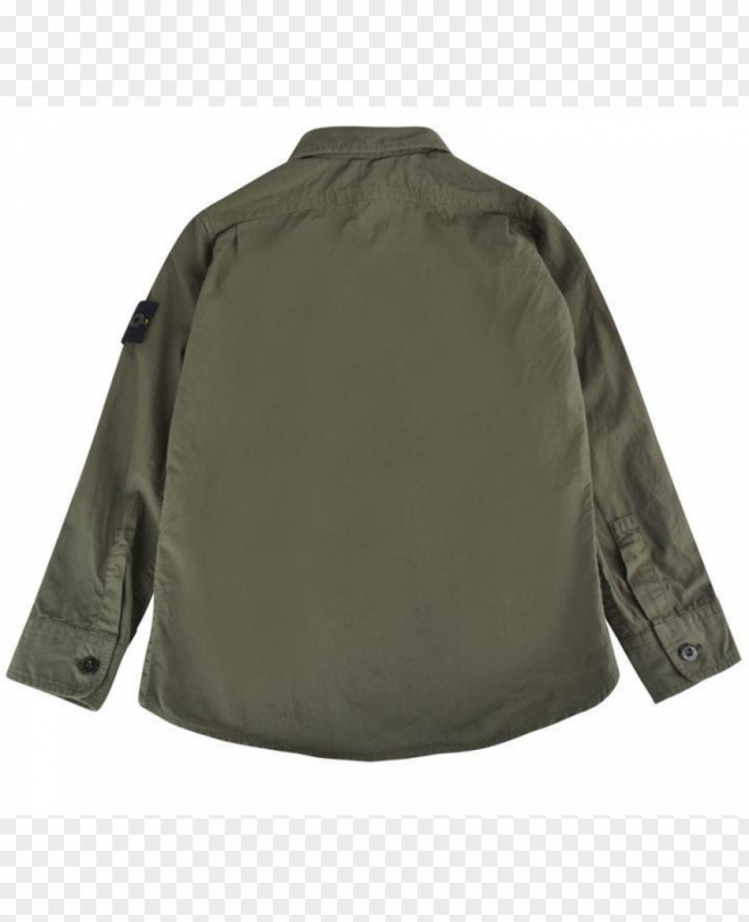 Jacket Sleeve Polar Fleece Button Khaki PNG