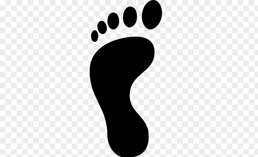 Left Foot Charley Footprint Clip Art PNG