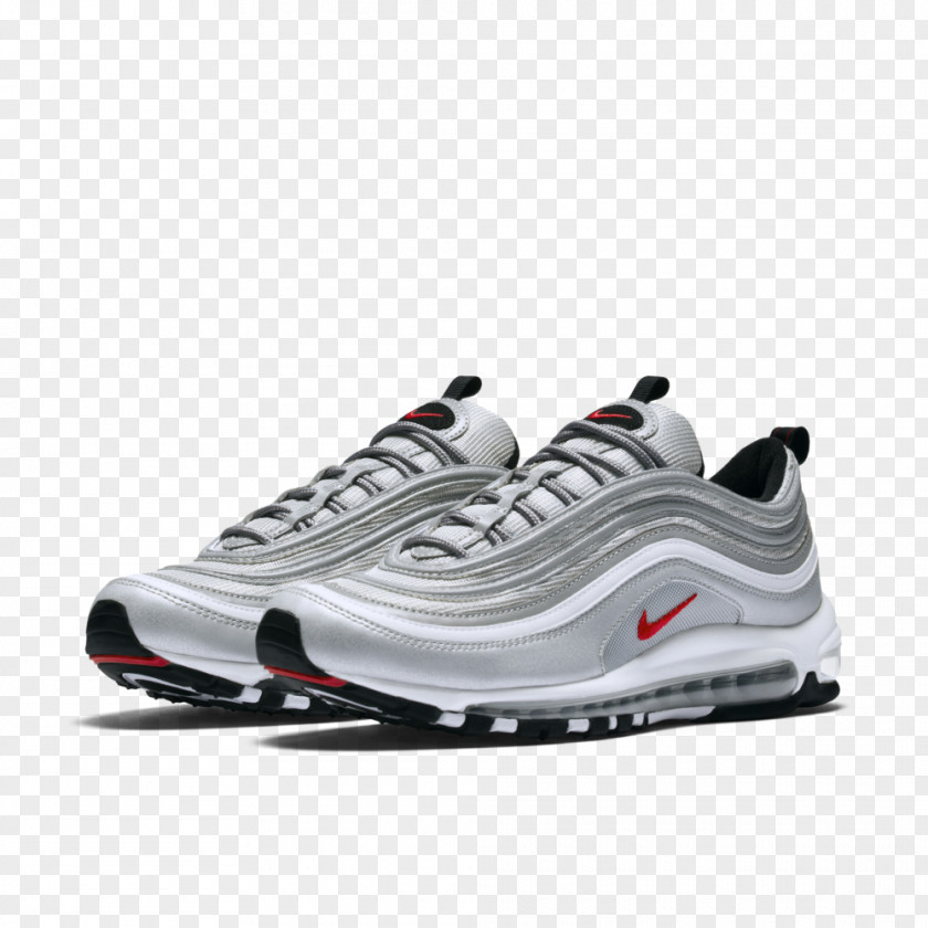 Nike Air Max 97 Silver Bullet Shoe PNG